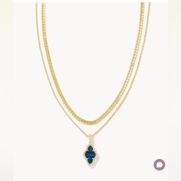 NWT Kendra Scott Abbie Multi Strand Necklace - Picture 2 of 8